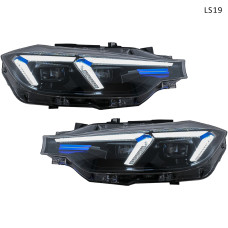 Тунинг LED фарове за BMW 3 F30 F31 Ксенон 2013-2018 с визия на G Серия – LS19
